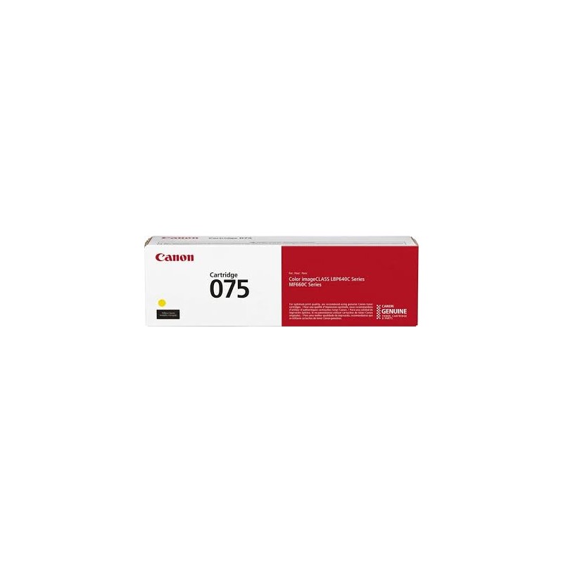 TONER ORIGINALE CANON 075 6362C002 GIALLO I-SENSYS LBP 646CDW
