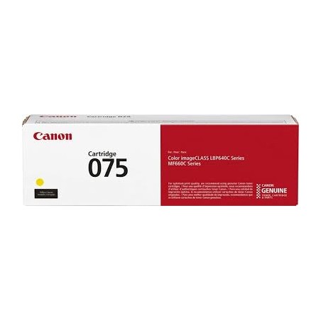 TONER ORIGINALE CANON 075 6362C002 GIALLO I-SENSYS LBP 646CDW