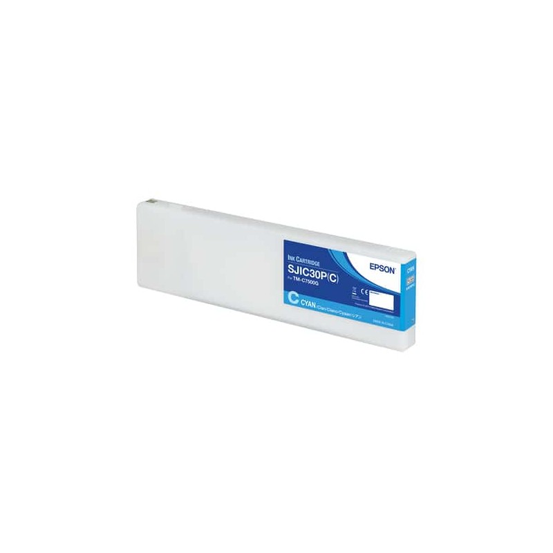 CARTUCCIA ORIGINALE EPSON SJIC30P(C) CIANO C33S020640 ColorWorks C 7500G TM-C 7500G