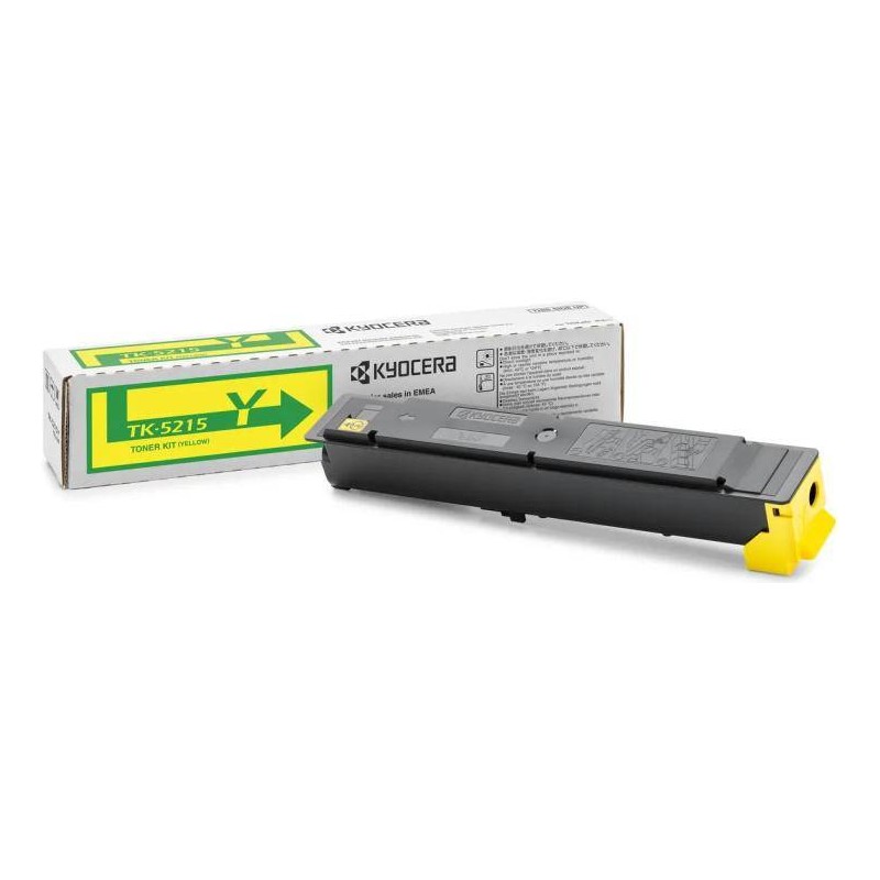 TONER ORIGINALE KYOCERA TK-5215Y TK5215Y GIALLO 1T02R6ANL0 TASKalfa 406 ci
