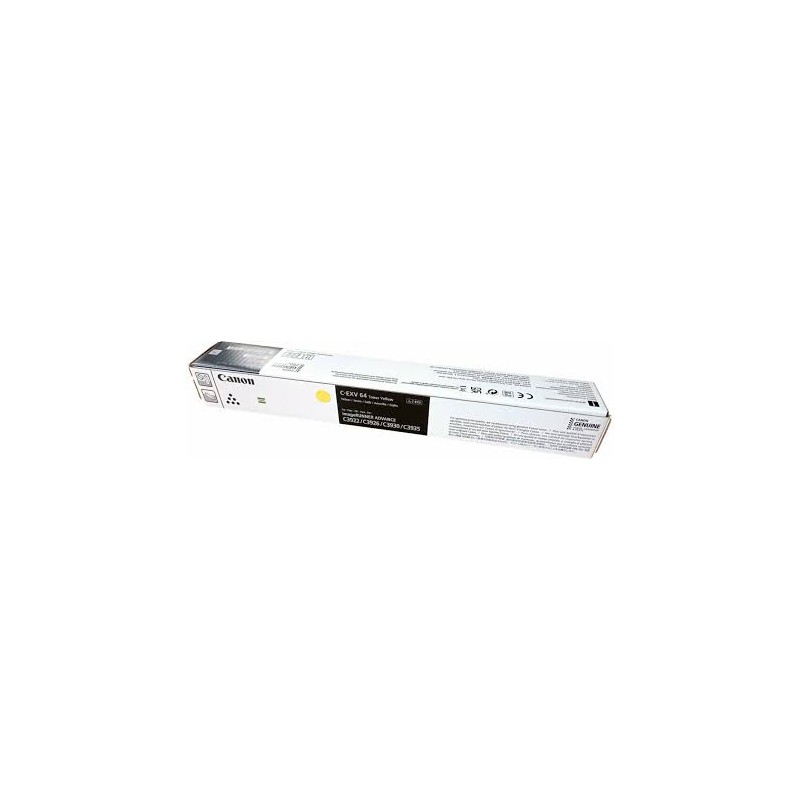 TONER ORIGINALE CANON CEXV64 C-EXV64 5756C002 GIALLO IR ADV DX C3922I