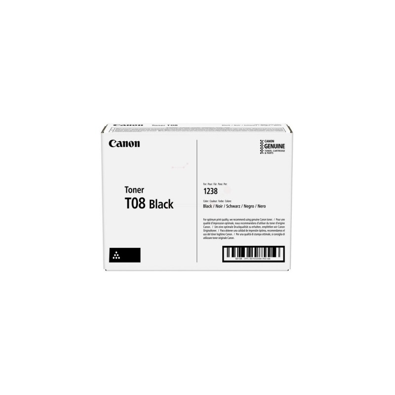 TONER ORIGINALE CANON T08 i-SENSYS X1238 series NERO 3010C006