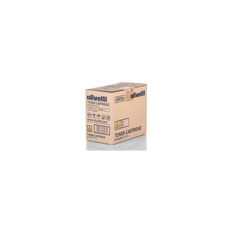 TONER ORIGINALE OLIVETTI D-COLOR MF3100 GIALLO B1134