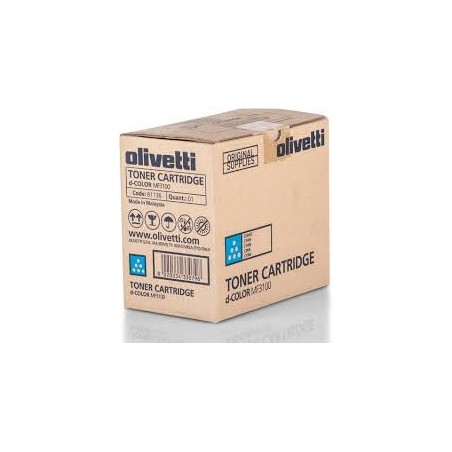TONER ORIGINALE OLIVETTI D-COLOR MF3100 CIANO B1136