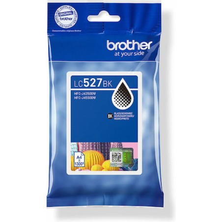 CARTUCCIA ORIGINALE BROTHER LC527BK LC-527BK NERO MFC-J4350dw MFC-J4550dw