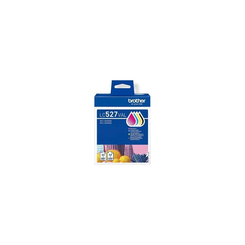 MULTIPACK CARTUCCIA ORIGINALE BROTHER LC527VAL LC-527VAL MFC-J4350dw MFC-J4550dw