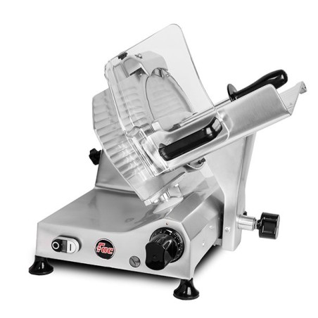 AFFETTATRICE A GRAVITÀ FAC F300E CE PROFESSIONALE (AFFILATOIO FISSO) + POMOLI ROSSI