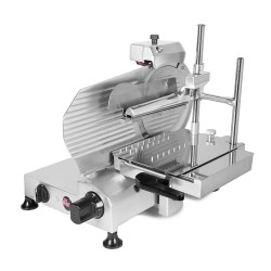 AFFETTATRICE VERTICALE FAC TAGLIA SALUMI LINEA STANDARD F250 TS-V CE DOMESTICO (AFFILATOIO FISSO) + POMOLI ROSSI