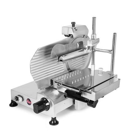 AFFETTATRICE VERTICALE FAC TAGLIA SALUMI LINEA STANDARD F250 TS-V CE PROFESSIONALE (AFFILATOIO FISSO) + POMOLI ROSSI