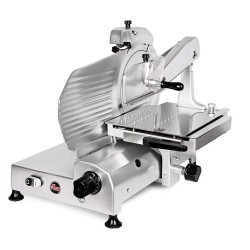 AFFETTATRICE VERTICALE FAC TAGLIA SALUMI LINEA STANDARD F330 TS-V CE PROFESSIONALE (AFFILATOIO FISSO) COLORATA + POMOLI METALLIZ