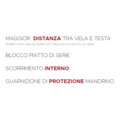 AFFETTATRICE VERTICALE FAC TAGLIA SALUMI LINEA LUSSO F350 TS-V L CE PROFESSIONALE (AFFILATOIO FISSO)