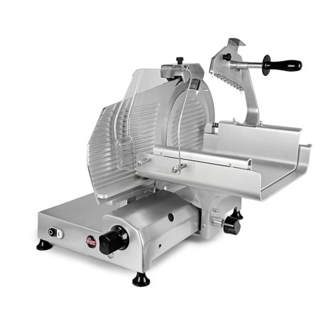 AFFETTATRICE VERTICALE FAC TAGLIA CARNE LINEA LUSSO F330 TC-V L CE PROFESSIONALE (AFFILATOIO FISSO) + POMOLI ROSSI