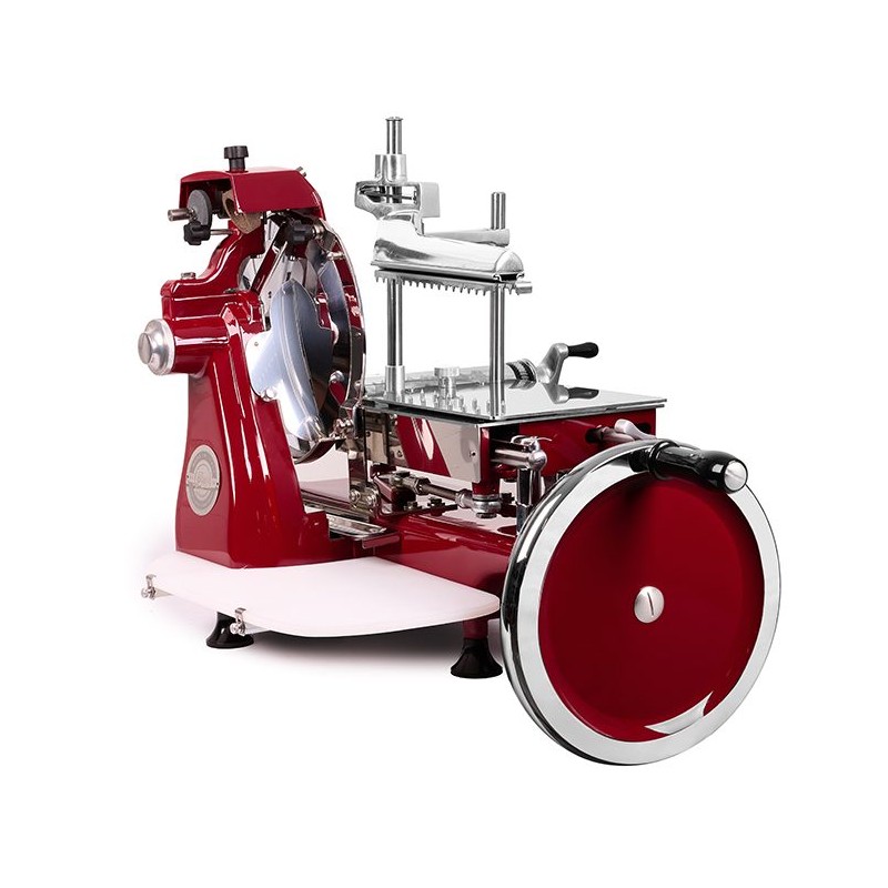 AFFETTATRICE FAC MANUALI A VOLANO MOD 250 VO LINEA STANDARD VOLANO PIENO COLORATA CE PROFESSIONALE