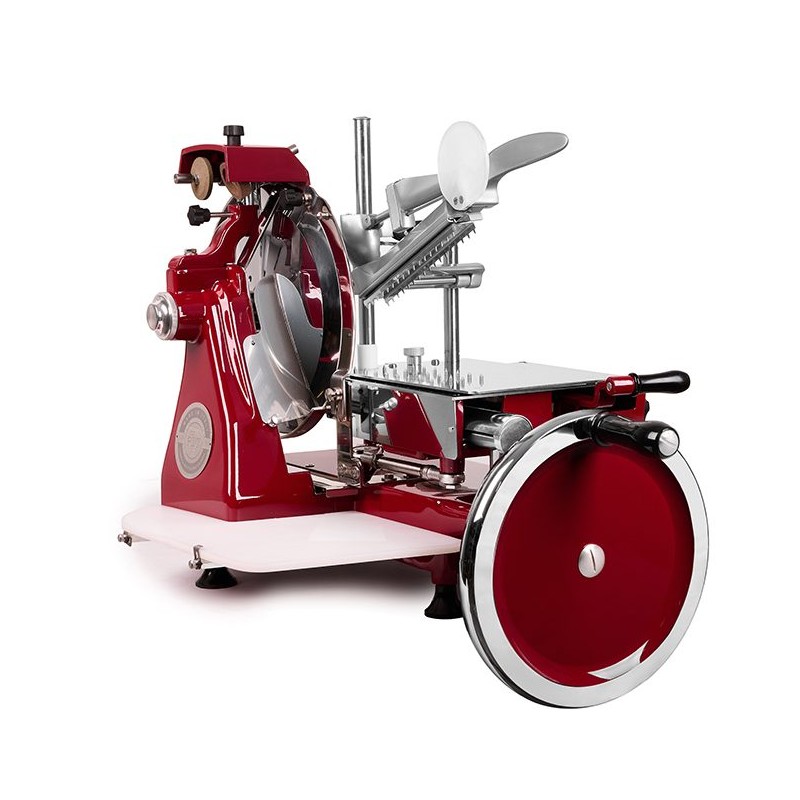 AFFETTATRICE FAC MANUALI A VOLANO MOD 300 VO LINEA STANDARD VOLANO FIORATO MARGHERITA ROSA COLORATA CE PROFESSIONALE