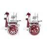 AFFETTATRICE FAC MANUALI A VOLANO MOD 350 VO LINEA STANDARD VOLANO FIORATO MARGHERITA ROSA COLORATA CE PROFESSIONALE