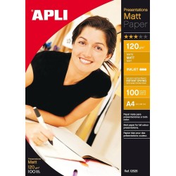 Carta fotografica opaca Apli A4 120 g 100 fogli 12626