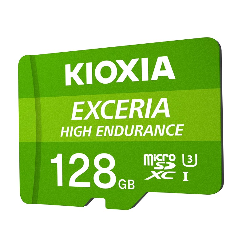Scheda Memoria Micro SDXC Kioxia Exceria High Endurance da 128 GB UHS-I Classe 10 100 Mb/s LMHE1G128GG2