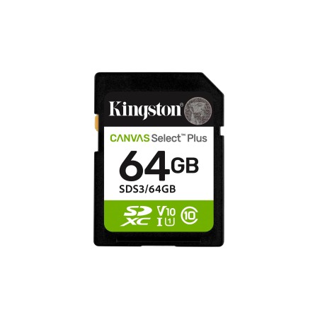 Scheda Memoria Kingston SDXC Scheda 64 GB UHS-I U3 V30 Classe 10 SDS3/64GB