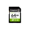 Scheda Memoria Kingston SDXC Scheda 64 GB UHS-I U3 V30 Classe 10 SDS3/64GB
