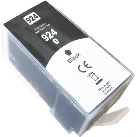 CARTUCCIA COMPATIBILE HP 924e 4K0V0NE NERO OfficeJet PRO 8122e AiO (chip rinforzato con aggiornamento)