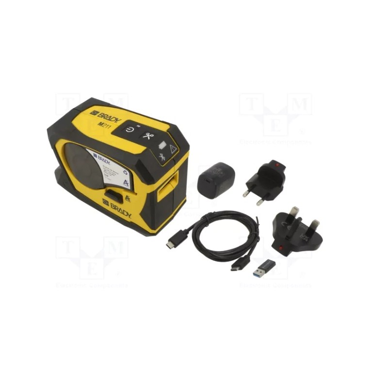 STAMPANTE PER ETICHETTE PORTATILE Bluetooth BRADY M211 Giallo/Nero