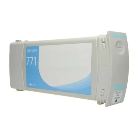 CARTUCCIA COMPATIBILE PIGMENTI CHIARI HP 771C CIANO B6Y12A DESIGNJET Z6200 Z6610