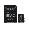 Scheda Micro SDXC Kingston Canvas Select Plus da 128 GB Classe 10 100 MB/s + adattatore SD SDCS3/128GB