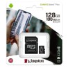 Scheda Micro SDXC Kingston Canvas Select Plus da 128 GB Classe 10 100 MB/s + adattatore SD SDCS3/128GB
