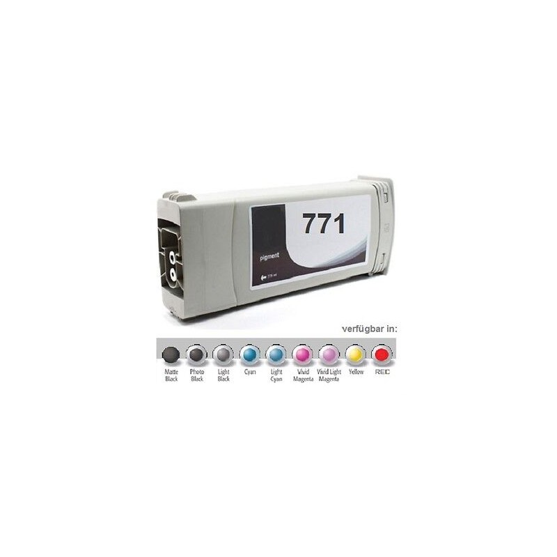 CARTUCCIA COMPATIBILE PIGMENTANTA HP 771C NERO PHOTO B6Y13A DESIGNJET Z6200 Z6610