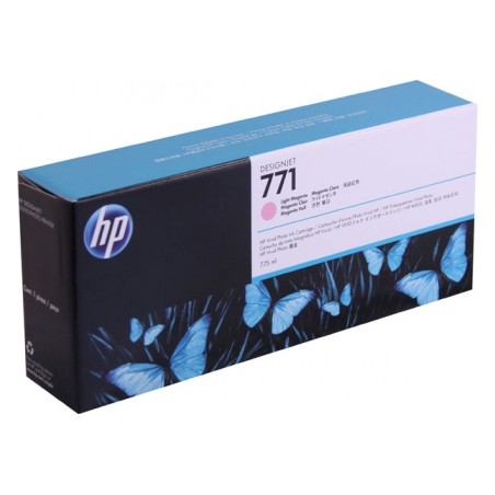 CARTUCCIA ORIGINALE PIGMENTANTA HP 771C MAGENTA CHIARO B6Y11A DESIGNJET Z6200 Z6610