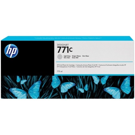 CARTUCCIA ORIGINALE PIGMENTANTA HP 771C GRIGIO CHIARO B6Y14A DESIGNJET Z6200 Z6610