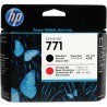TESTINA ORIGINALE PIGMENTANTA HP 771 CE017A NERO OPACO ROSSO CROMATICO DESIGNJET Z6200