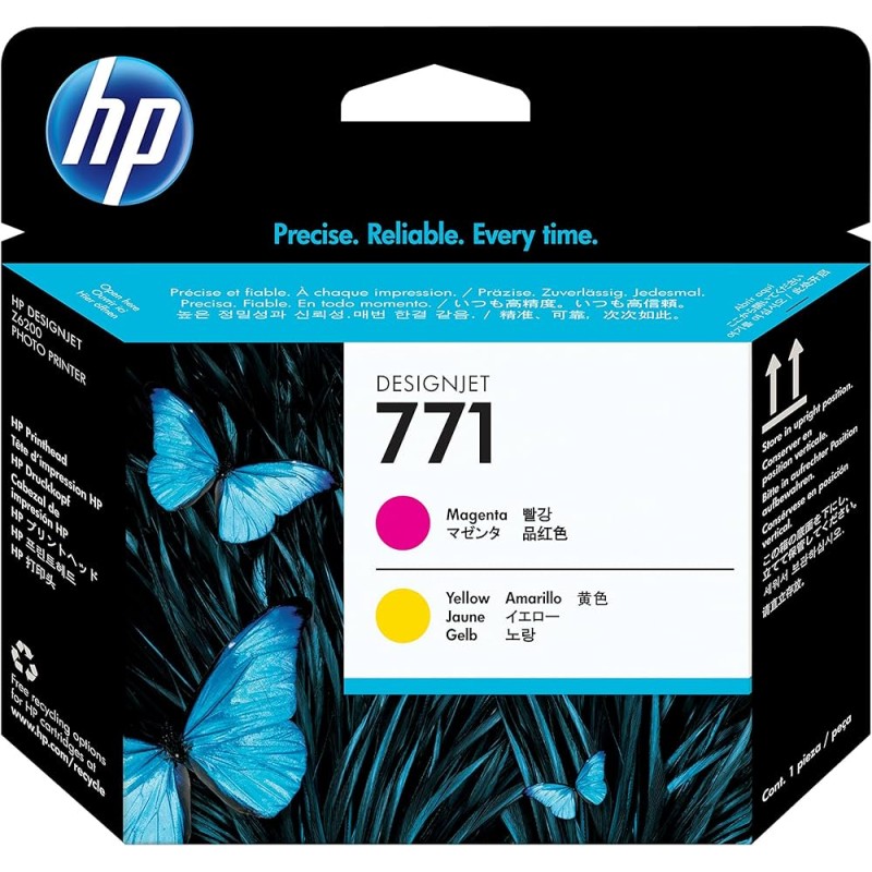 TESTINA ORIGINALE PIGMENTANTA HP 771 CE018A MAGENTA GIALLO DESIGNJET Z6200