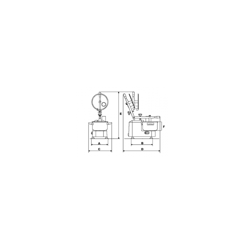 CUTTER FAC C1 CAPACITA' 3LT (TRITTA, SMINUZZA, IMPASTA)