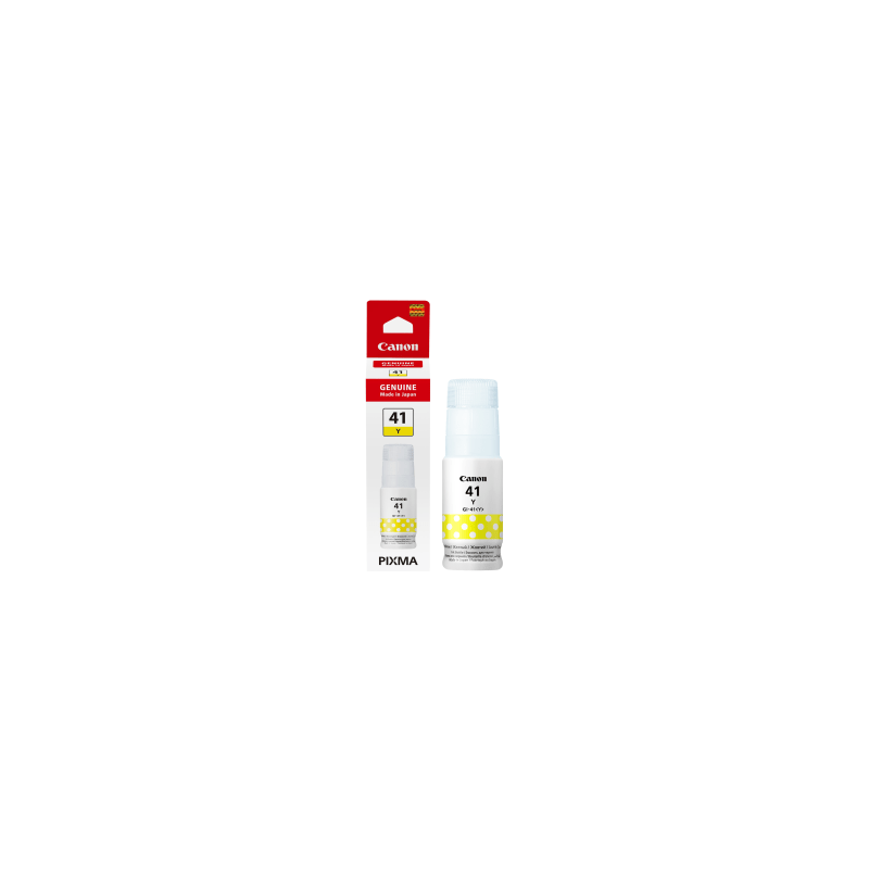 FLACONE INCHIOSTRO ORIGINALE CANON GIALLO 4545C001 GI41 PIXMA G 1420