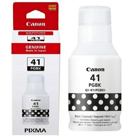 FLACONE INCHIOSTRO ORIGINALE CANON NERO 4528C001 GI41 PIXMA G 1420