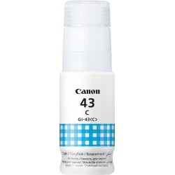 FLACONE INCHIOSTRO ORIGINALE CANON CIANO 4672C001 GI43 PIXMA G540 G640