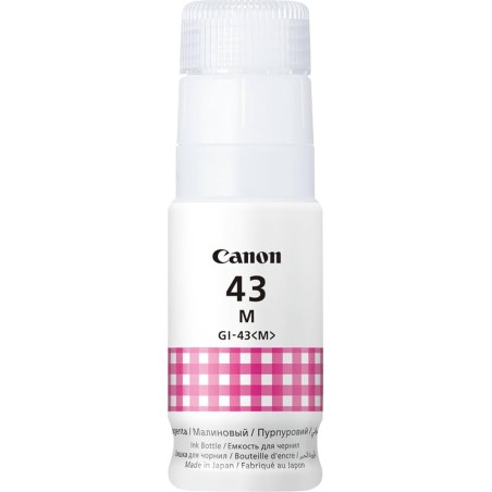 FLACONE INCHIOSTRO ORIGINALE CANON MAGENTA 4680C001 GI43 PIXMA G540