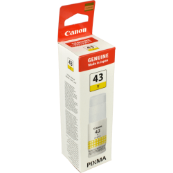 FLACONE INCHIOSTRO ORIGINALE CANON GIALLO 4689C001 GI43 PIXMA G540 G640