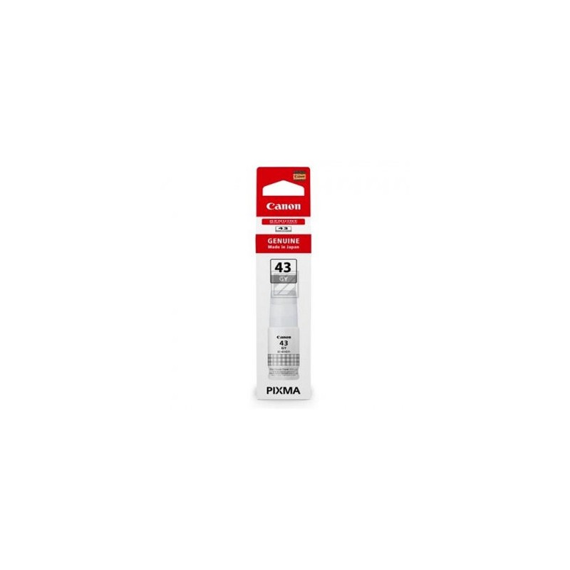 FLACONE INCHIOSTRO ORIGINALE CANON GRIGIO 4707C001 GI43 PIXMA G540 G640