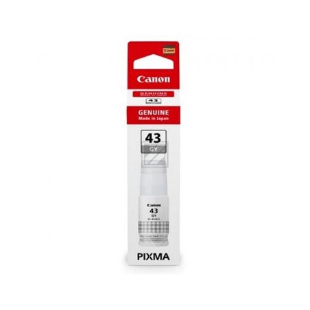 FLACONE INCHIOSTRO ORIGINALE CANON GRIGIO 4707C001 GI43 PIXMA G540 G640