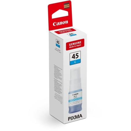FLACONE INCHIOSTRO ORIGINALE CANON CIANO 6285C001 GI45 MAXIFY GX1040 GX2040