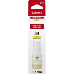FLACONE INCHIOSTRO ORIGINALE CANON GIALLO 6287C001 GI45 MAXIFY GX1040 GX2040