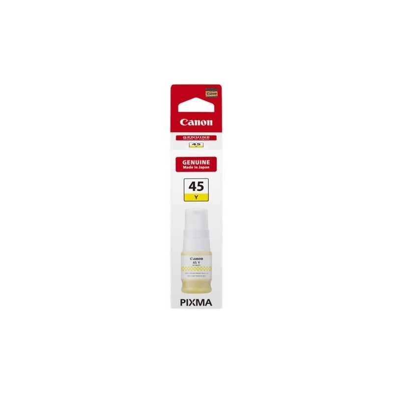FLACONE INCHIOSTRO ORIGINALE CANON GIALLO 6287C001 GI45 MAXIFY GX1040 GX2040