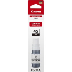 FLACONE INCHIOSTRO ORIGINALE CANON NERO 6288C001 GI45 MAXIFY GX1040 GX2040