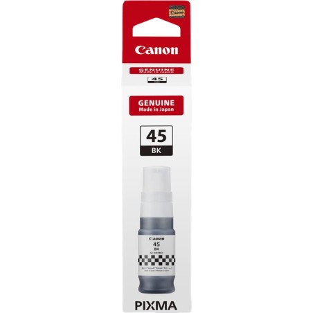 FLACONE INCHIOSTRO ORIGINALE CANON NERO 6288C001 GI45 MAXIFY GX1040 GX2040