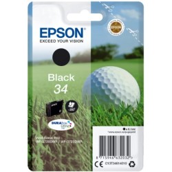 CARTUCCIA ORIGINALE EPSON C13T34614010 T3461 34 NERO Workforce Pro WF-3700