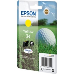 CARTUCCIA ORIGINALE EPSON C13T34644010 T3464 34 GIALLO Workforce Pro WF-3700