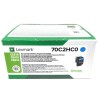 TONER ORIGINALE LEXMARK CS310 CS410 CS510 70C2HC0 CIANO 3K