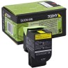TONER ORIGINALE LEXMARK CS310 CS410 CS510 70C2HY0 GIALLO 3K